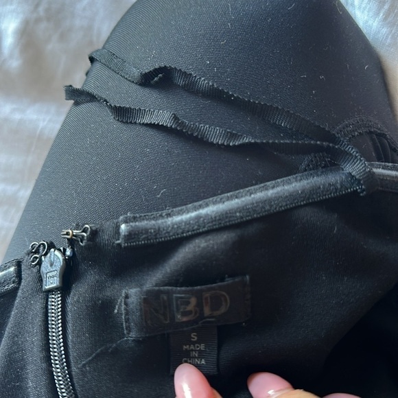 NBD Black strapless dress. Size small​​​​​ - Picture 4 of 4